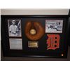 Image 1 : Ty Cobb Autographed Display.  31x20x5 including photos, Autographed baseball glove and Autographed b