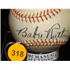 Image 2 : Babe Ruth Autographed Baseball.  CCX Official League Baseball.  Appraised or estimated retail value