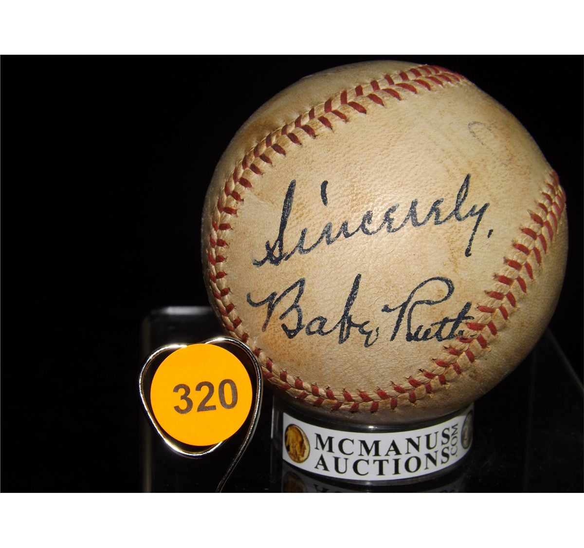 Sincerely Babe Ruth Babe Ruth