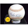 Image 1 : Babe Ruth Autographed Baseball. H. Cook Dpt. Goods Oficial League Baseball.  Appraised or estimated