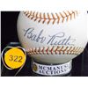 Image 2 : Babe Ruth Autographed Baseball. H. Cook Dpt. Goods Oficial League Baseball.  Appraised or estimated