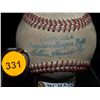 Image 8 : Ruth, Cobb, Gehrig, Young, Ott & Foxx Autographed HoF Baseball.  Official Reach ALB Autographed by B