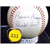 Image 2 : Spalding Offical National League Baseball Autographed by US Presidents Ronald Reagan, Gerald Ford, R