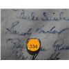 Image 14 : Pants Autographed by 60 HOF Players. Frame is 33x43, signatures include: Satchel Paige, Roger Maris,