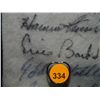 Image 31 : Pants Autographed by 60 HOF Players. Frame is 33x43, signatures include: Satchel Paige, Roger Maris,