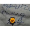Image 38 : Pants Autographed by 60 HOF Players. Frame is 33x43, signatures include: Satchel Paige, Roger Maris,