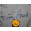 Image 41 : Pants Autographed by 60 HOF Players. Frame is 33x43, signatures include: Satchel Paige, Roger Maris,