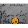 Image 42 : Pants Autographed by 60 HOF Players. Frame is 33x43, signatures include: Satchel Paige, Roger Maris,