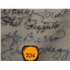 Image 9 : Pants Autographed by 60 HOF Players. Frame is 33x43, signatures include: Satchel Paige, Roger Maris,