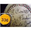 Image 10 : 1930's Yankees Team Ball autographed by Frank Crosetti, Cy Perkins, Earle Combs, Same Byrd, Babe Rut