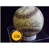 Image 1 : 1930's Yankees Team Ball autographed by Frank Crosetti, Cy Perkins, Earle Combs, Same Byrd, Babe Rut