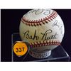 Image 1 : 1931 Yankees Team Ball Double Header Baseball Autographed by Babe Ruth, Bill Dickey, Herb Pennock, E