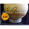 Image 2 : Worth Offical League Baseball autographed by Lou Gehrig. Appraised or estimated retail value $18,000