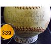 Image 4 : Worth Offical League Baseball autographed by Lou Gehrig. Appraised or estimated retail value $18,000