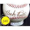 Image 2 : Spalding Offical National League baseball Autographed by Babe Ruth and Lou Gehrig. Appraised or esti