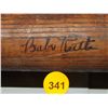 Image 2 : McLaughlin-Millard , Inc. Adirondack Joe DiMaggio-type baseball bat Autographed by Babe Ruth. Apprai