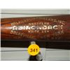 Image 3 : McLaughlin-Millard , Inc. Adirondack Joe DiMaggio-type baseball bat Autographed by Babe Ruth. Apprai