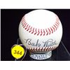 Image 1 : Babe Ruth Autographed Baseball. Reach Official American League William Harridge Pres. Baseball Autog