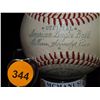 Image 3 : Babe Ruth Autographed Baseball. Reach Official American League William Harridge Pres. Baseball Autog