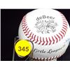 Image 3 : Jimmie Foxx Autographed Baseball. deBeer & Son Double Header Little League Baseball Autographed by J