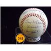 Image 1 : Triple Crown Winners Autographed Baseball. Reach Official American League Baseball Autographed by Fr
