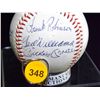 Image 2 : Triple Crown Winners Autographed Baseball. Reach Official American League Baseball Autographed by Fr