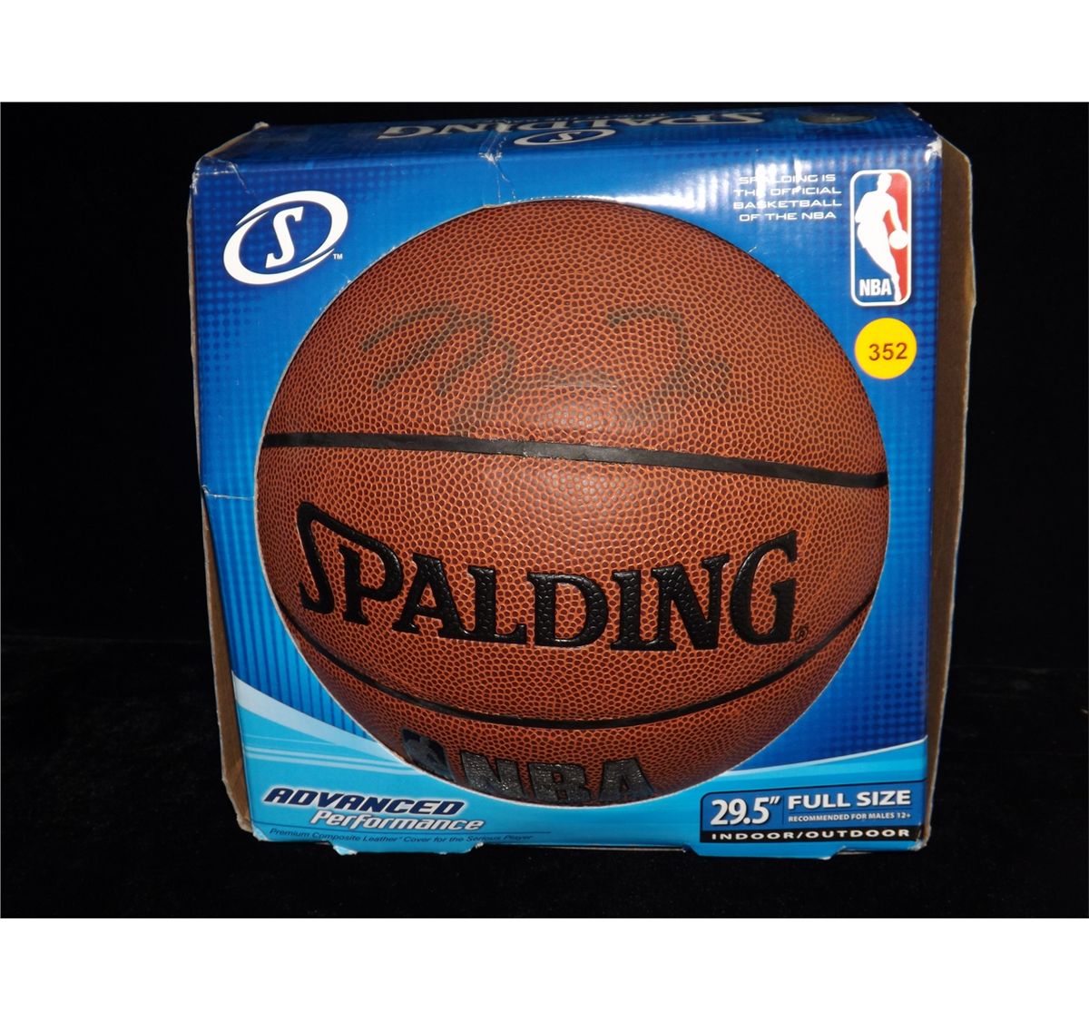 Michael Jordan Autographed Basketball Nba Super Tack
