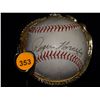 Image 1 : Rogers Hornsby Autographed Baseball. Wilson Official Regulation League Ball. Appraised or estimated 