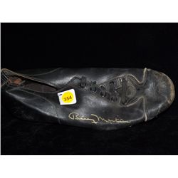 Billy Martin Autographed Cleat. Vintage Black Cleat Autographed by Billy Martin. Appraised or estima