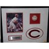 Image 2 : Pete Rose Shadowbox with Photo and Ball. Baseball Autographed by Pete Rose. Appraised or estimated r