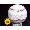 Image 1 : Mickey Charles Mantle Autographed Baseball. Wilson A1010 Official Approved ML Performance Specificat