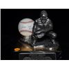 Image 1 : Johnny Bench Pewter Figurine Display Stand with Autographed Ball by Johnny Bench. Display Numbered 5