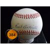 Image 1 : Earl Averill Autographed Baseball. Wilson A1010 Official Approved Major League Performance Specifica