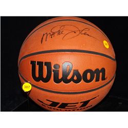 Magic Johnson Autographed Basketball. Wilson Jet Evolution Basketball. Appraised or estimated retail