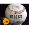 Image 4 : John F. Kennedy Autographed Baseball. Wilson "GO GO SOX" Official League Ball. Appraised or estimate