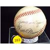 Image 1 : Walter "Rabbit" Maranville Autographed Baseball. Spalding Official National League Ball. Appraised o