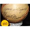 Image 2 : Walter "Rabbit" Maranville Autographed Baseball. Spalding Official National League Ball. Appraised o