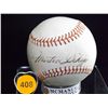 Image 1 : Martin Dihigo Autographed Baseball. Wilson "GO GO SOX" Official League Ball. Appraised or estimated 