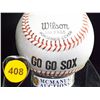 Image 3 : Martin Dihigo Autographed Baseball. Wilson "GO GO SOX" Official League Ball. Appraised or estimated 