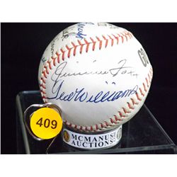 All-Star Autographed Baseball. Wilson  GO GO SOX  Official League Ball Bearing Signatures of: Jimmie