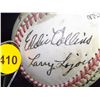 Image 10 : 1939 Hall of Fame Induction Cooperstown Autographed Baseball. J. deBeer and Sons Double Header Ball