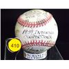 Image 1 : 1939 Hall of Fame Induction Cooperstown Autographed Baseball. J. deBeer and Sons Double Header Ball