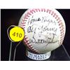 Image 4 : 1939 Hall of Fame Induction Cooperstown Autographed Baseball. J. deBeer and Sons Double Header Ball