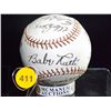 Image 1 : 1934 Tour of Japan "1934 World Tour" Autographed Baseball. Spalding Official Ball Autographed by: Co