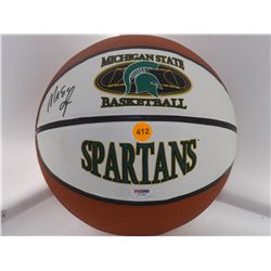 Magic Johnson Autographed Basketball. Michigan State 'Spartans' Basketball.  Appraised or estimated 