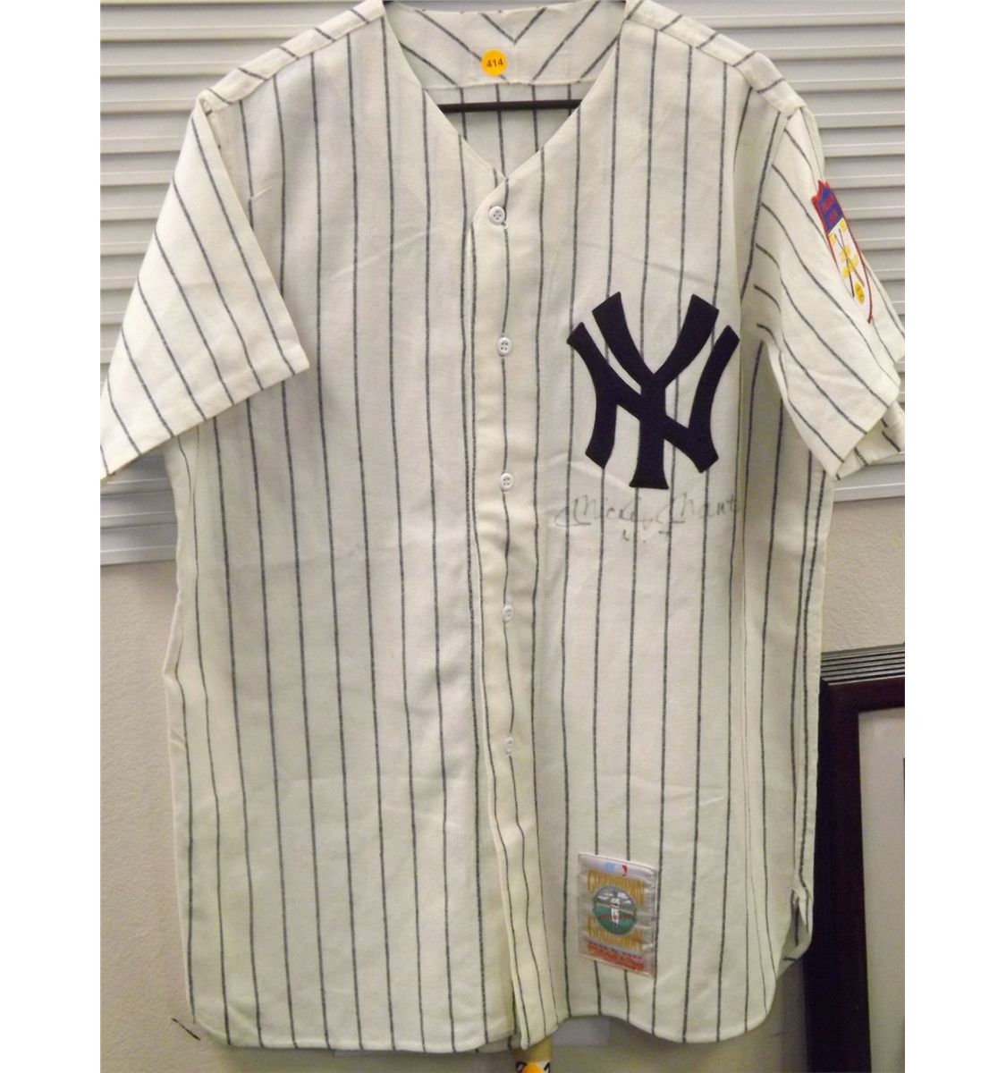 mitchell and ness mickey mantle jersey