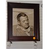 Image 1 : Babe Ruth "Sincerely" Autographed Photo. Framed 8x10 Black and White Signed Photo. Appraised or esti