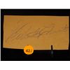 Image 1 : Roberto Clemente Autographed Paper. Die-Cut Paper Bearing Signature of Roberto Clemente. Appraised o