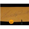 Image 2 : Roberto Clemente Autographed Paper. Die-Cut Paper Bearing Signature of Roberto Clemente. Appraised o