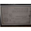 Image 1 : Yankee Stadium Blueprint Autographed by Joe DiMaggio. Framed and Matted 26x33 Lithograph of Yankee S